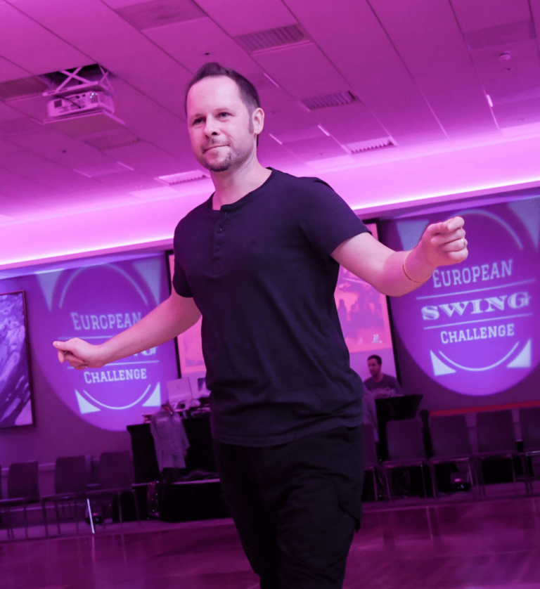 Marcin at the European Swing Challenge